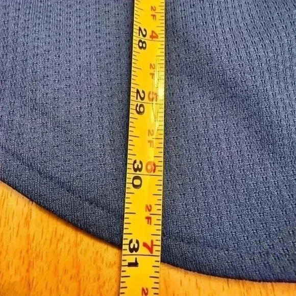 Vintage 90s Chicago Cubs STARTER Spell Out SEWN Blue Jersey - Size XL - Picture 6 of 6